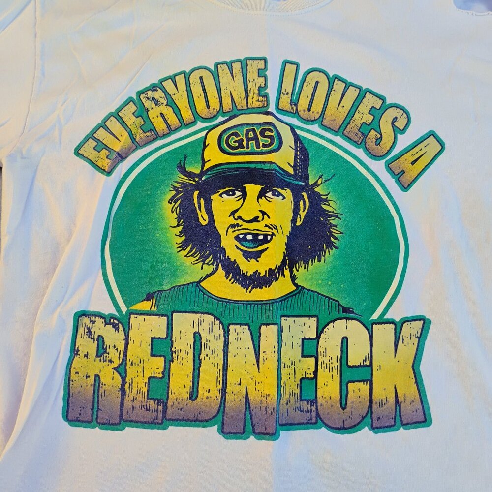 Everybody Loves A Redneck Trailer Trash Gas Biker Vintage Y2K L T-Shirt Funny